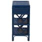 Baxton Studio Daina 1-Drawer Nightstand in Blue, , large