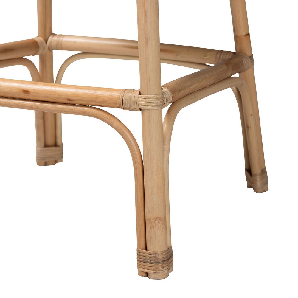 Baxton Studio Bilu Bar Stool in Light Honey (Set of 2), , large