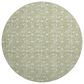 Dalyn Rug Company Soft Essentials Floral Aloe 8" Round Indoor/Outdoor Area Rug, , large