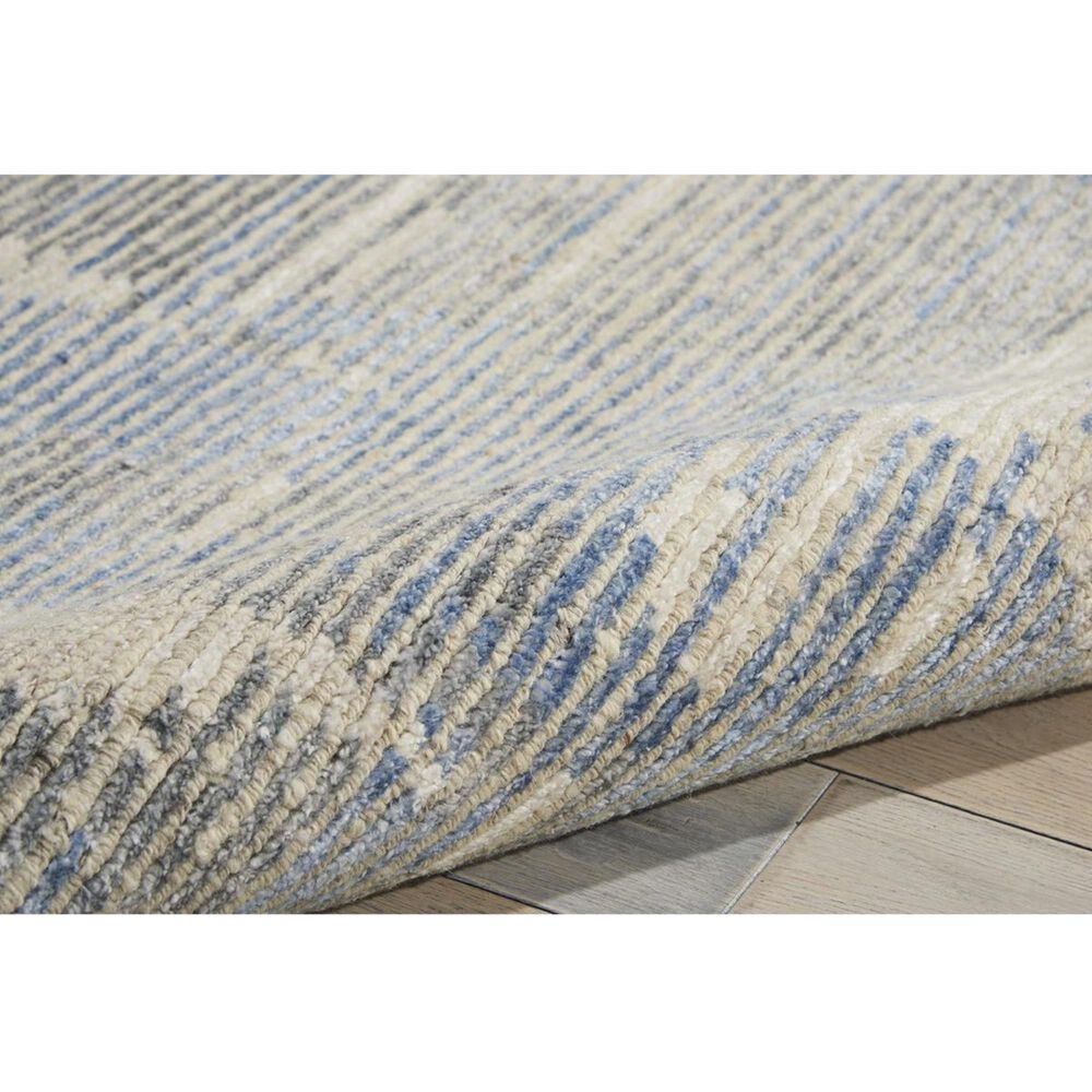 Nourison Ellora ELL01 7&#39;9&#39;&#39; x 9&#39;9&#39;&#39; Blue Area Rug, , large