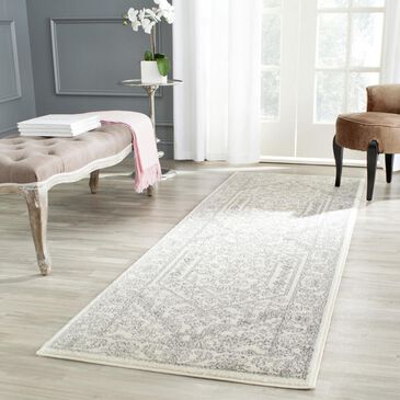 Safavieh Adirondack ADR108B-212 2"6" x 12" Ivory/Silver Runner, , large