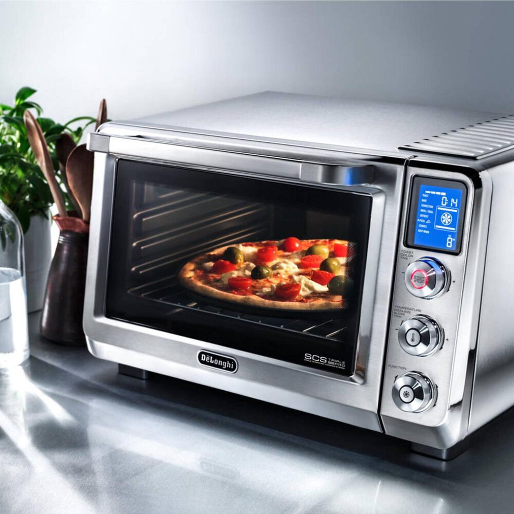 Delonghi Livenza 24L True Oven in Stainless Steel Nebraska Furniture Mart
