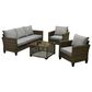 HOMLUX 4-Piece Outdoor Sofa Set in Dark Gray, , large