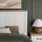 Ashley Savonport King Storage Bed with 2 Nightstands in White and Brown, , large