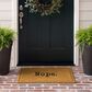 Karastan Bristol Nope 1"6" x 2"6" Natural Door Mat, , large