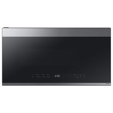 Samsung Bespoke Bespoke 2.1 Cu. Ft. Smart Over-The-Range Microwave with Glass-Touch Controls and LCD Display in Fingerprint Resistant Stainless Steel, , large