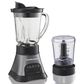 Hamilton Beach 4 Speeds Wave Crusher Multi-Function Blender with Chopper in Gray, , large