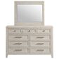 Hawthorne Furniture Carlson 9-Drawer Dresser and Mirror in Washed Linen, , large