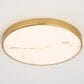 Vaxcel Aurelia 12" 1-Light Flush Mount in Brushed Brass, , large
