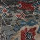 RIZZY Hallmark Red 10" x 14" Area Rug, , large