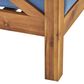 Hearth and Haven Brava Outdoor Club Chair with Cross-Back Design in Blue, , large