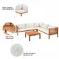 Hearth and Haven 4-Piece Outdoor Sectional Set in Beige, , large