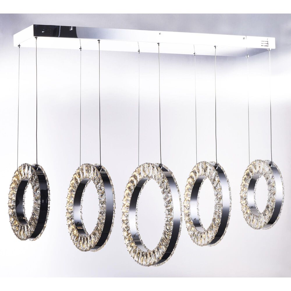 Maxim Lighting Charm 5-Light Chandelier in Polished Chrome, , large