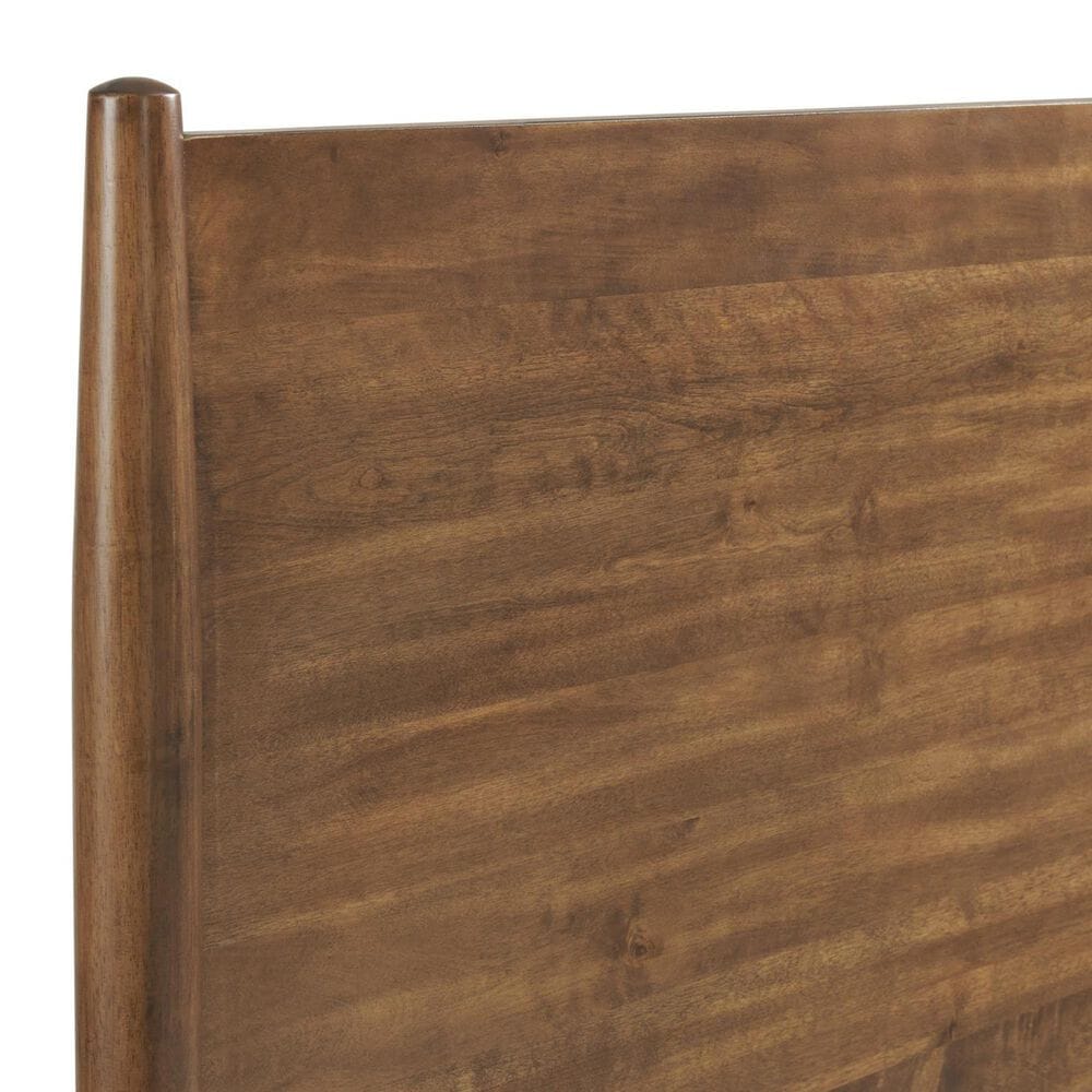Martin Svensson Home Mid Century Modern King Platform Bed with Two Nightstands in Cinnamon, , large
