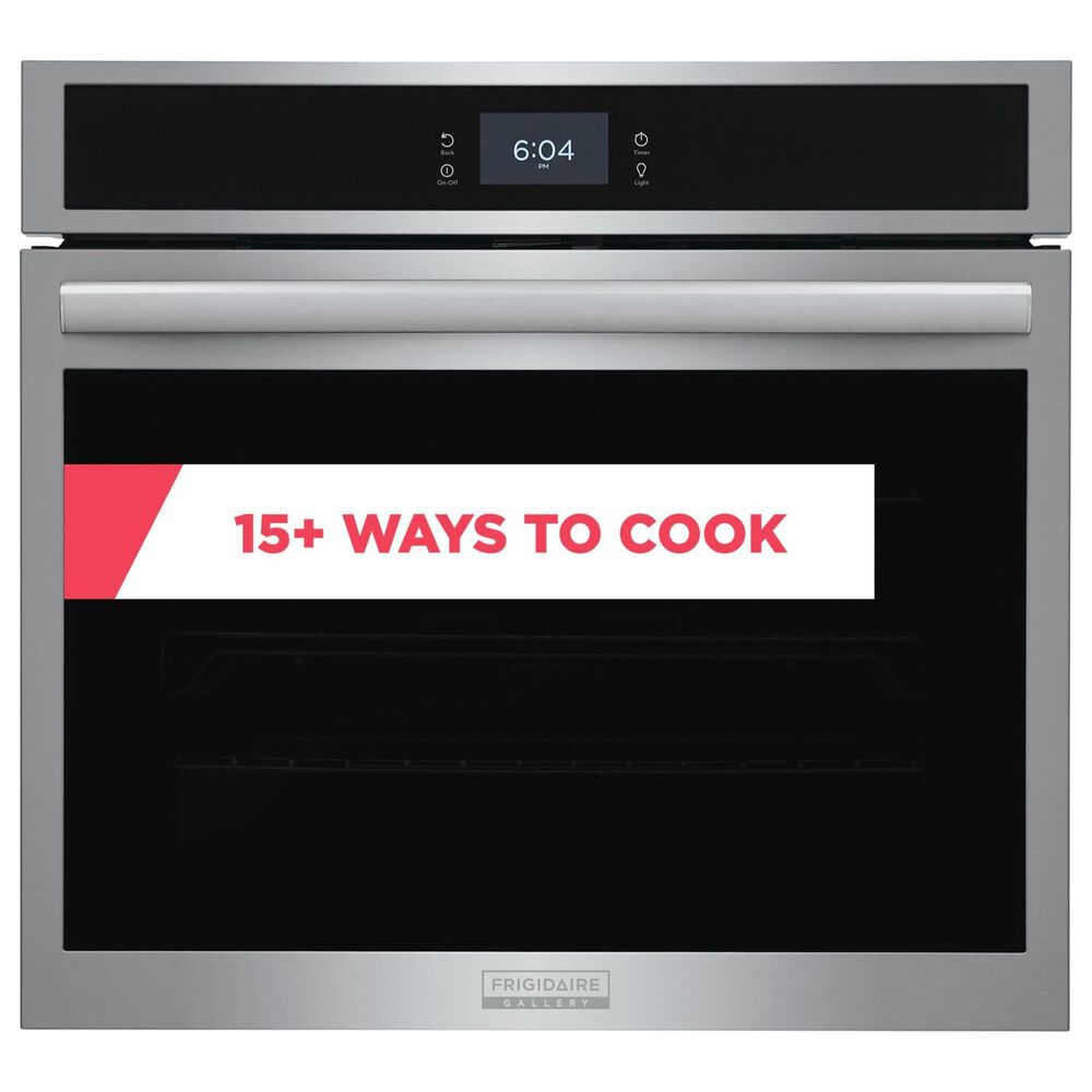 Frigidaire Gallery 2-Piece Kitchen Package with 30" Single Electric Wall Oven and 30" Electric Cooktop in Stainless Steel, , large