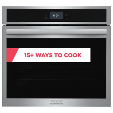 Frigidaire Gallery 2-Piece Kitchen Package with 30" Single Electric Wall Oven and 30" Electric Cooktop in Stainless Steel, , large