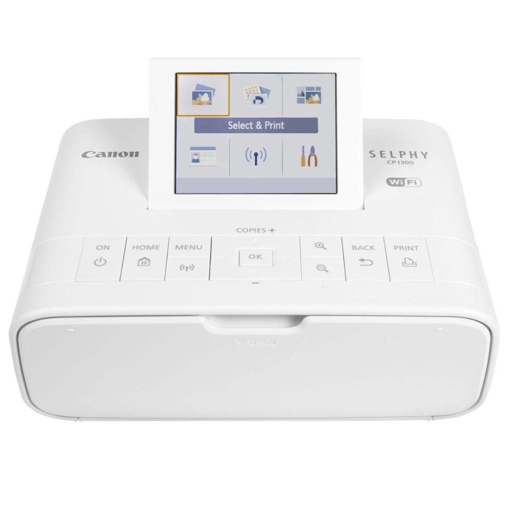 Canon SELPHY CP1300 Compact Photo Printer - White, , large