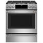 Cafe 30" Slide-In Dual Fuel Range in Stainless Steel, , large