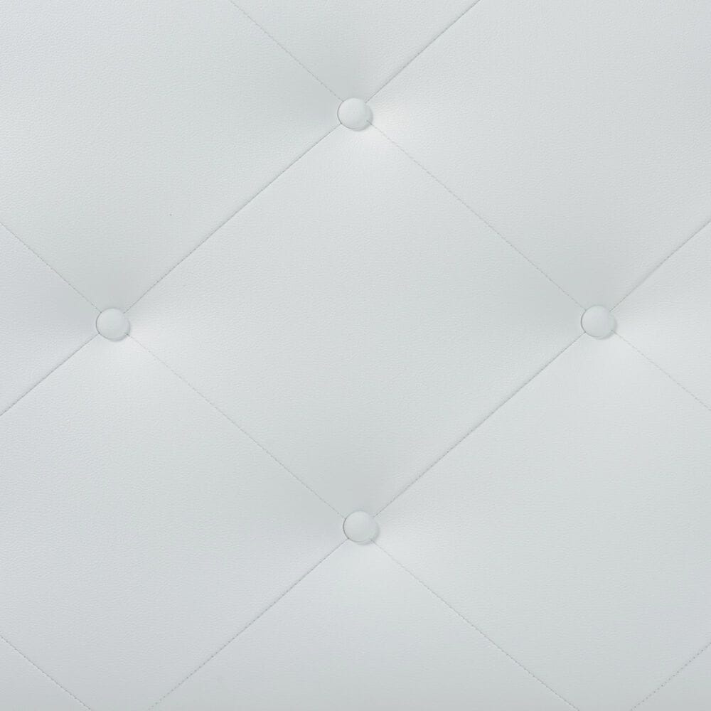 Baxton Studio Baltimore Twin Upholstered Headboard in White, , large