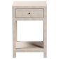 Baxton Studio Dansby 1-Drawer End Table in Beige, , large