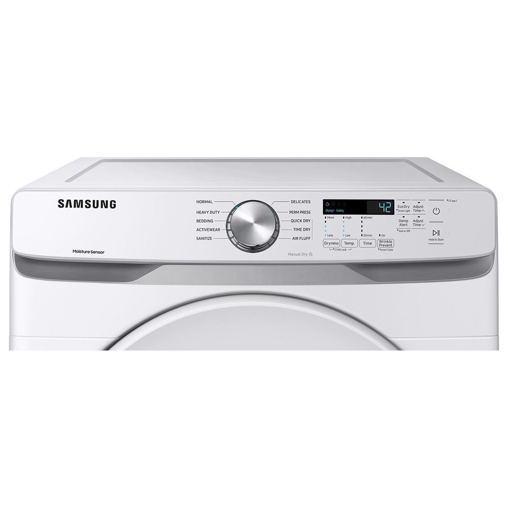 Samsung 7.5 Cu. Ft. Gas Dryer with Sensor Dry and Smart Care in White, , large