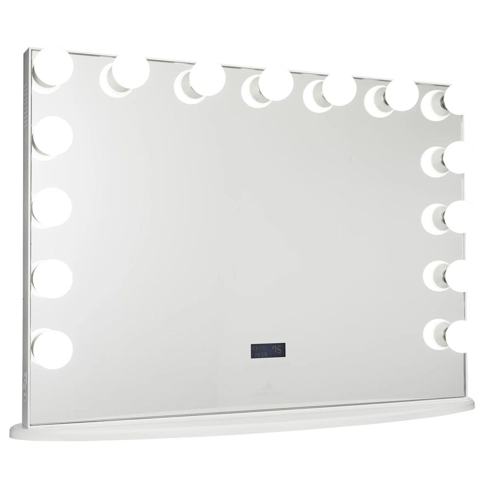 Impressions Vanity Hollywood Glow Pro Vanity Mirror in Glossy White, , large