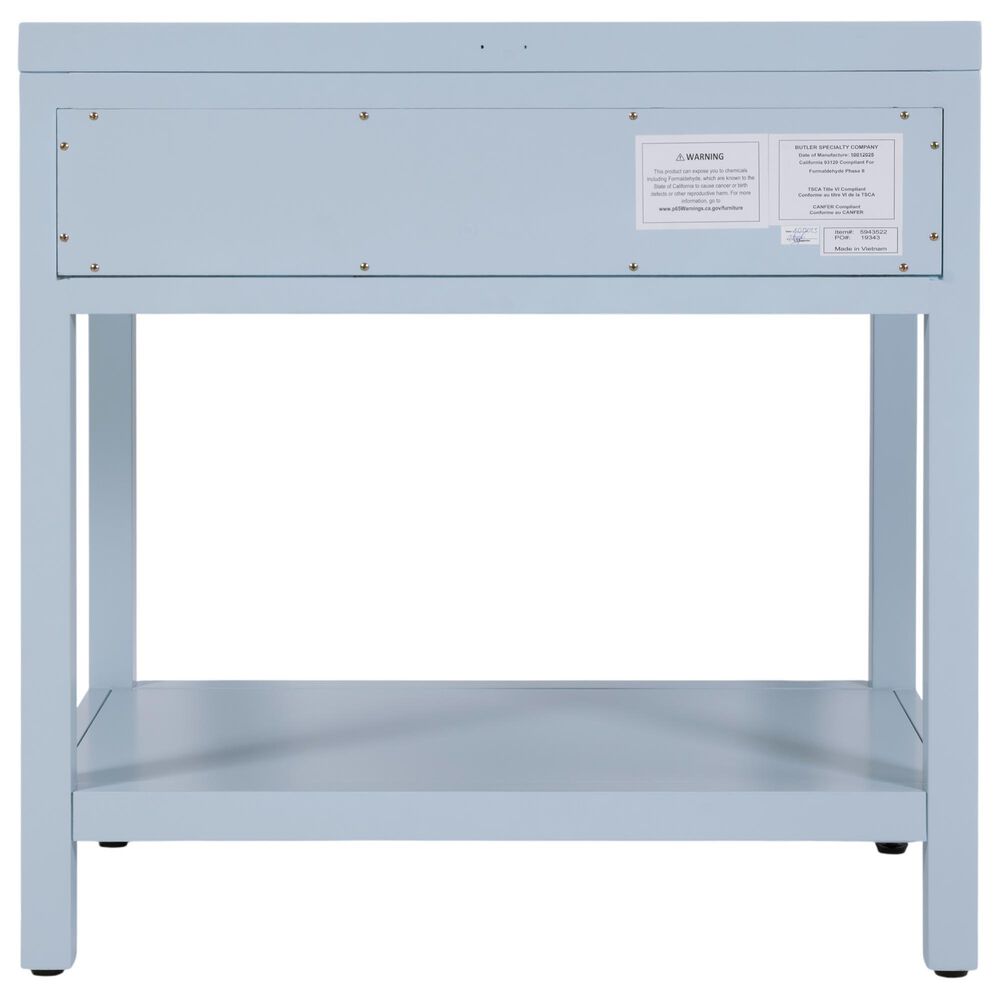 Butler Specialty Company Nora 1-Drawer 30" Nightstand in Light Blue, , large