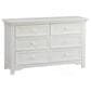 Suite Bebe Winchester 6-Drawer Dresser in White, , large