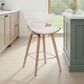 Armen Living Jagger Counter Height Stool in Walnut, , large