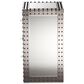 Baxton Studio Azura Mirrored End Table in Silver, , large