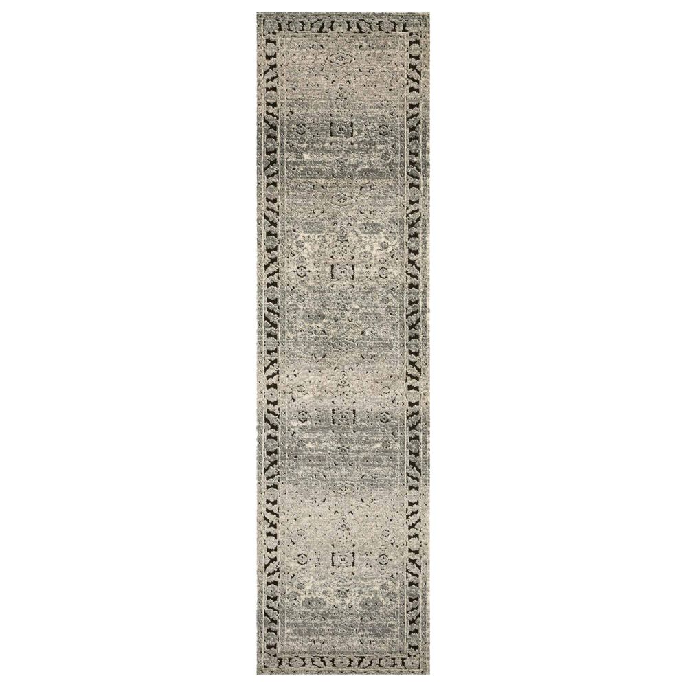 Loloi Millennium MV-02 2"8" x 13" Grey and Charcoal Runner, , large