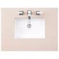 James Martin Vanities De Soto 48" Single Bathroom Vanity in Bright White with 3 cm Eternal Marfil Quartz Top and Rectangular Sink, , large