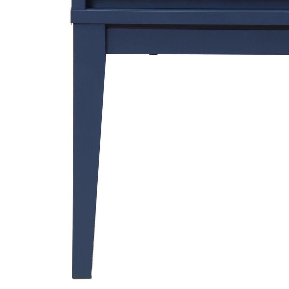 Safavieh Fidia 1-Drawer Nightstand in Navy Blue, , large