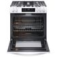 Frigidaire 30" Slide-In Front Control Gas Range with Quick Boil in White, , large