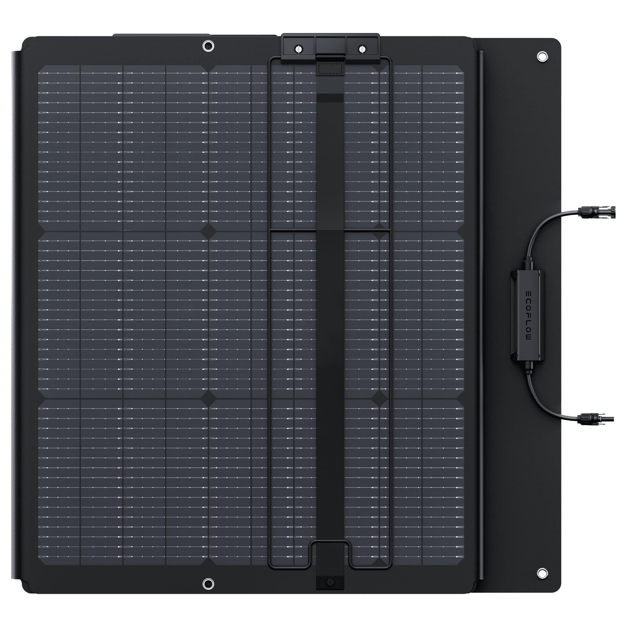 EcoFlow 220W Portable Solar Panel 本体 EcoFlow 220W Portable Solar Panel in Black