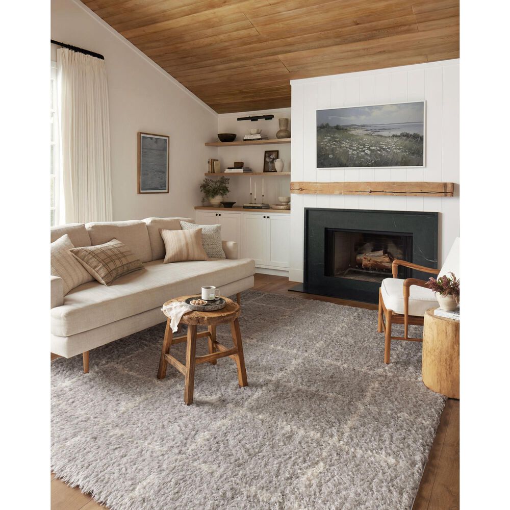 Angela Rose Amira 9&#39;2&quot; x 12&#39;6&quot; Silver and Ivory Area Rug, , large