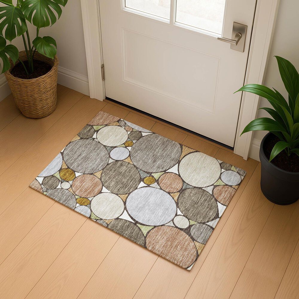 Dalyn Rug Company Kenner Taupe 1'8" x 2'6" Area Rug, , large