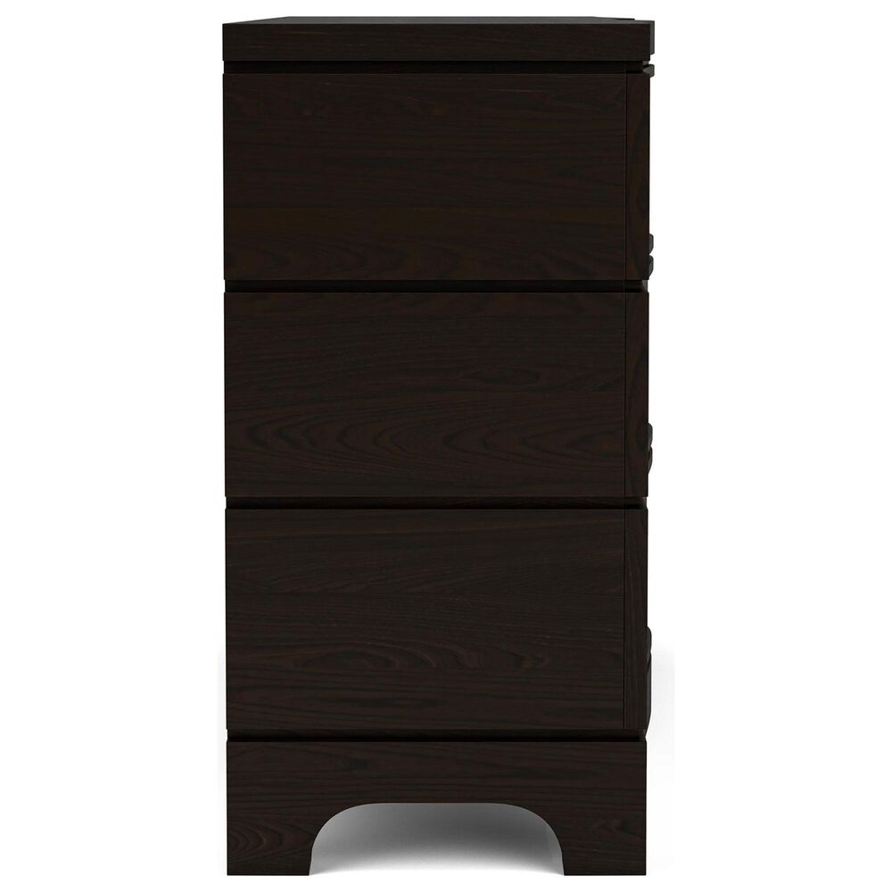 Shannon Hills Lydia 3-Drawer Bachelor&#39;s Chest in Dark Cabernet, , large