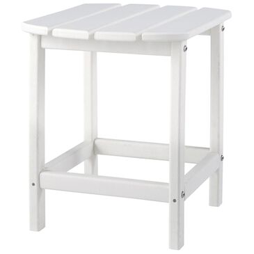 Ashley Sundown Treasure Rectangular End Table in White, , large