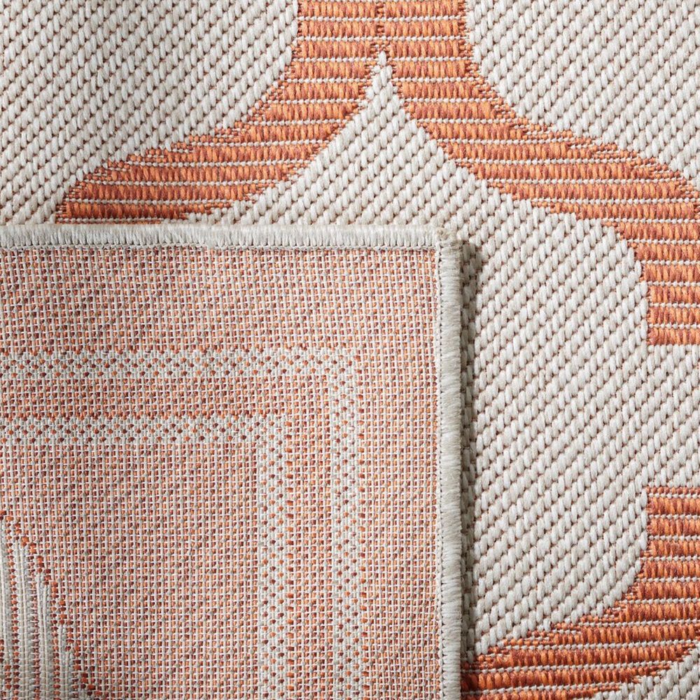 Safavieh Bermuda 3&#39; x 5&#39; Ivory and Rust Indoor/Outdoor Area Performance Rug, , large
