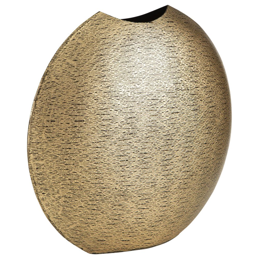 Ashley Iansboro 15&quot; Vase in Antique Gold, , large