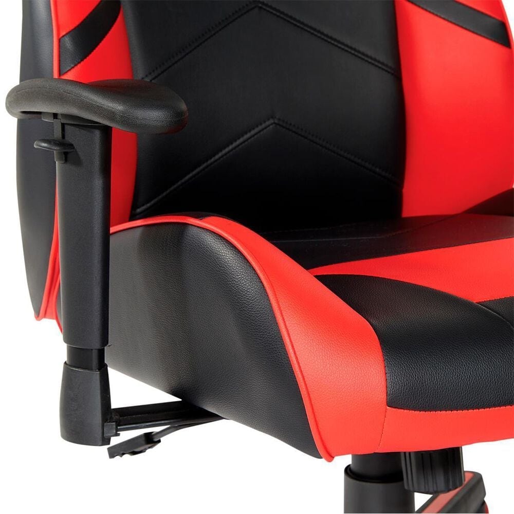 OSP Home Vapor Gaming Chair in Black and Red, , large