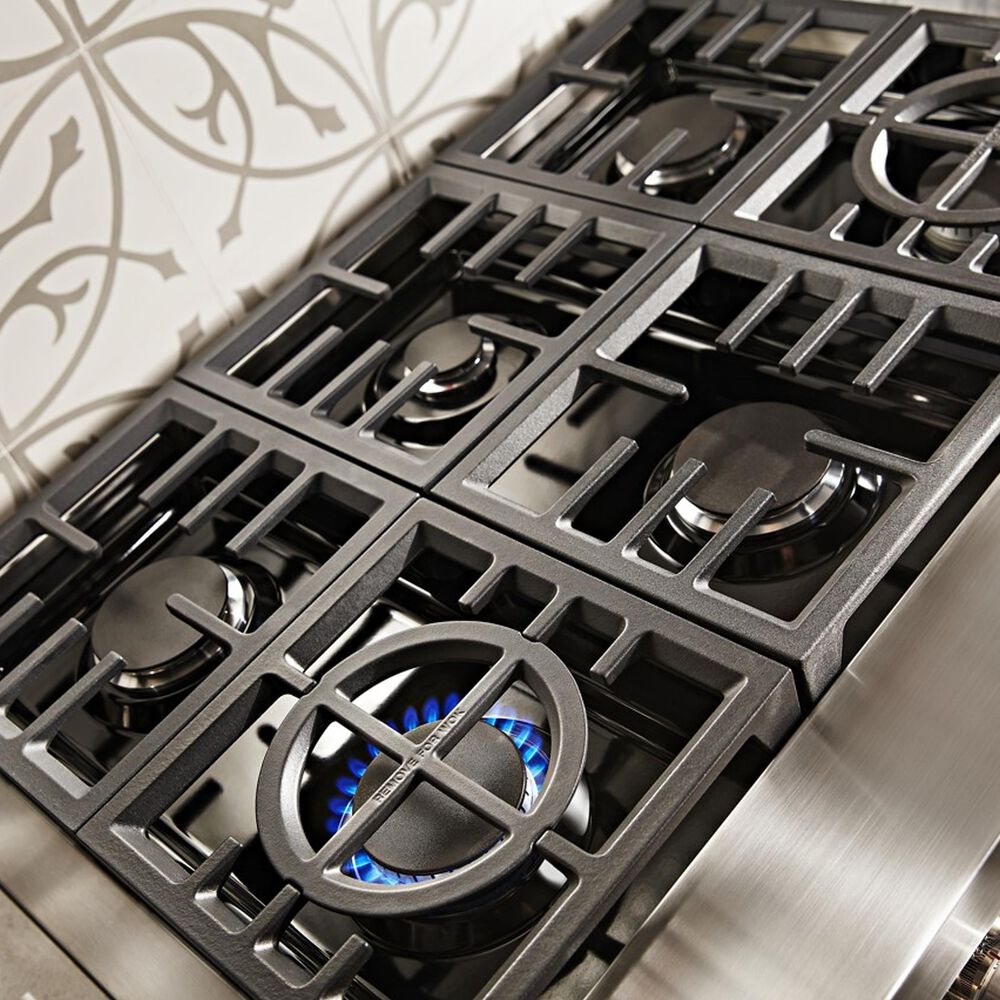 KitchenAid 6.3 Cu. Ft. Freestanding Double Oven Dual Fuel Range with True Convection in Misty Blue, , large