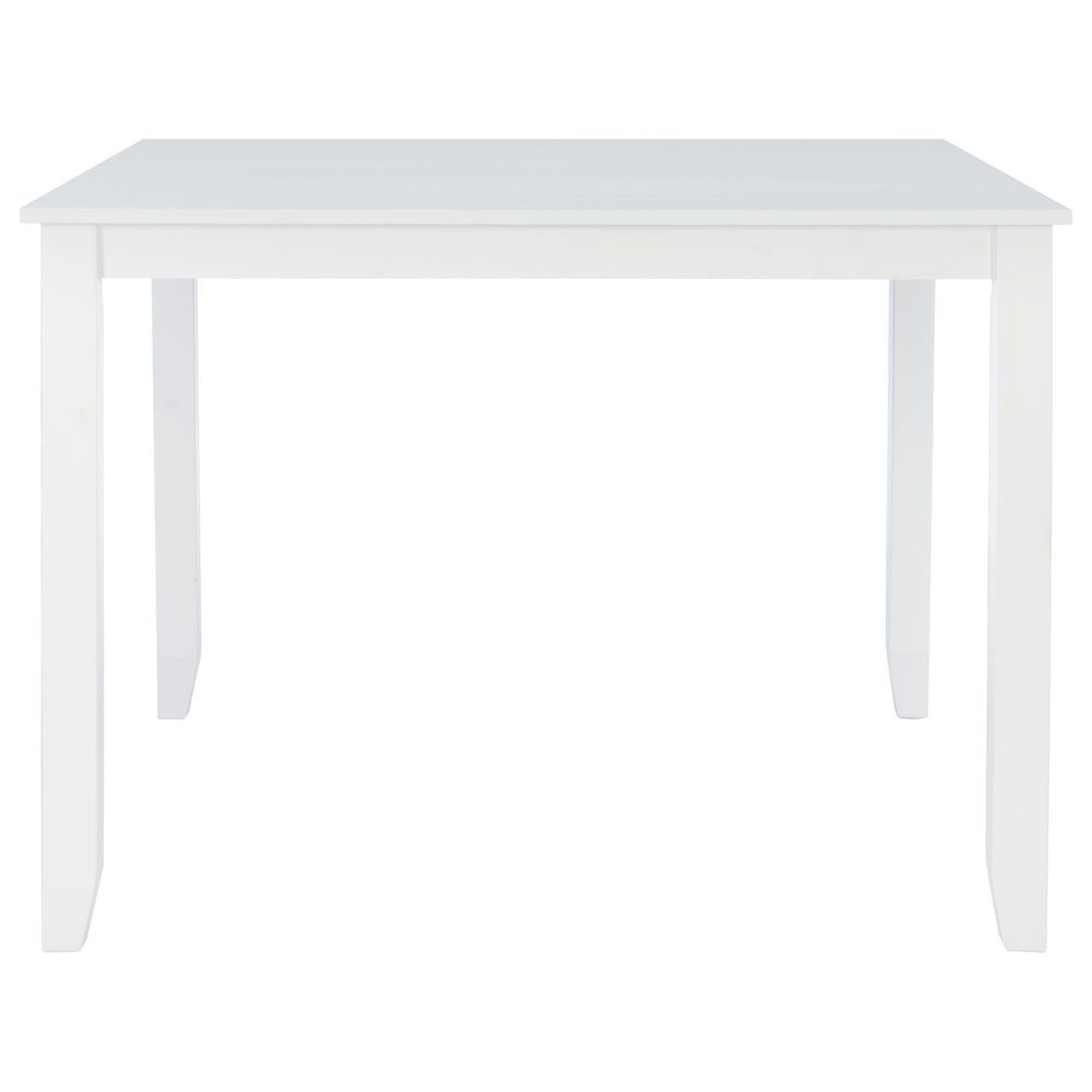 Linon Home Decor Mayfair Counter Height Table in White - Table Only, , large