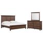 Riva Ridge Oxford 3 Piece King Panel Storage Bedroom Set in Cocoa with USB Ports, , large