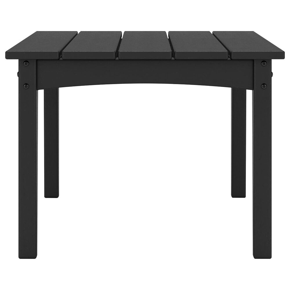 Ashley Hyland Wave Patio Rectangular Coffee Table in Black, , large
