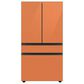 Samsung Bespoke 4-Door French Door Refrigerator Top Panel in Clementine Glass, , large