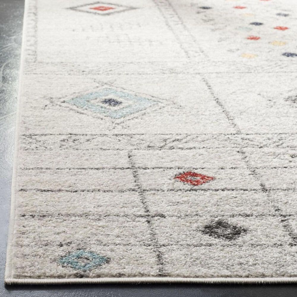 Safavieh Adirondack ADR206F 8&#39; x 10&#39; Light Grey and Aqua Area Rug, , large