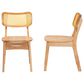 Baxton Studio Tadeo Side Chair in Natural (Set of 2), , large