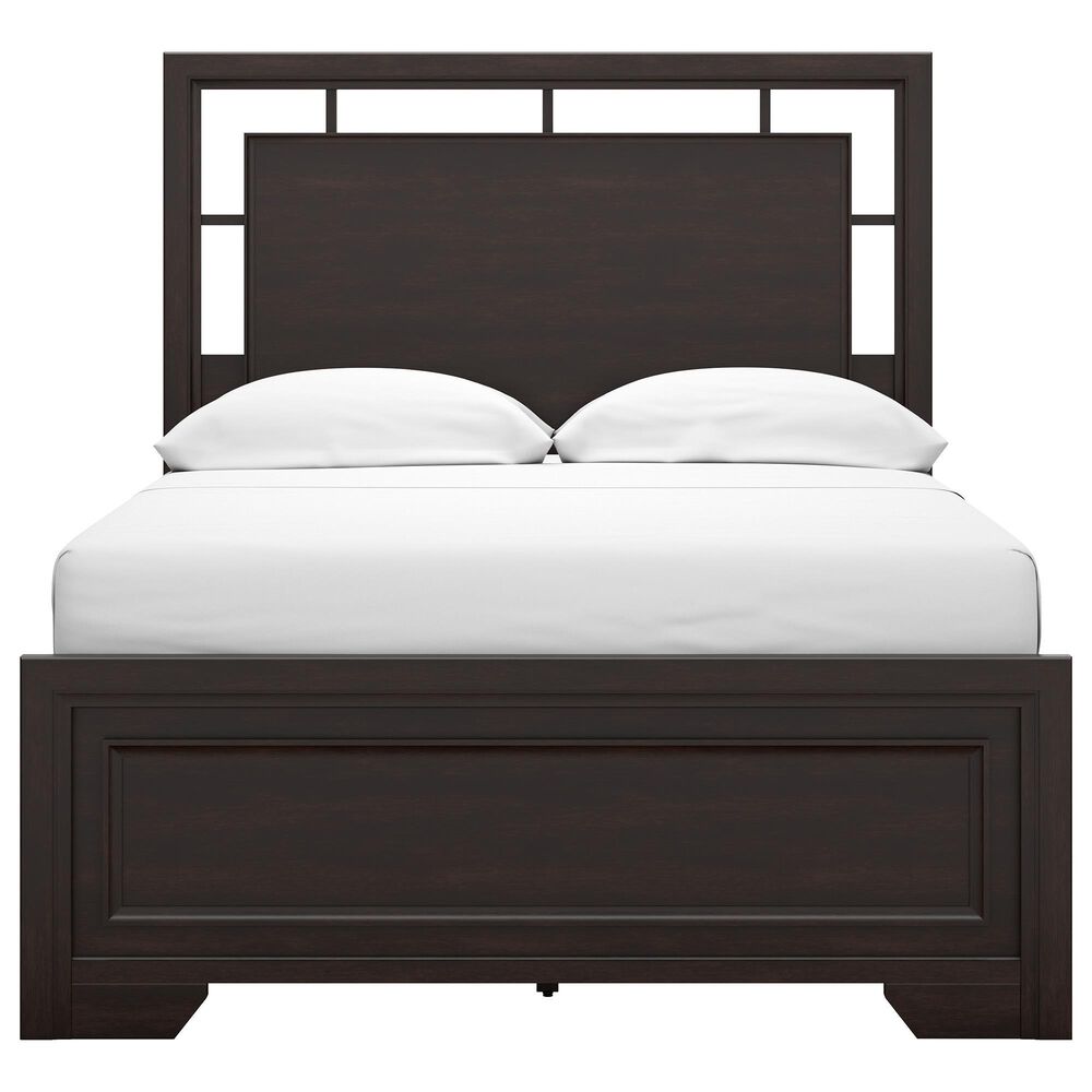 Ashley Covetown 4-Piece Full Bedroom Set in Dark Brown, , large